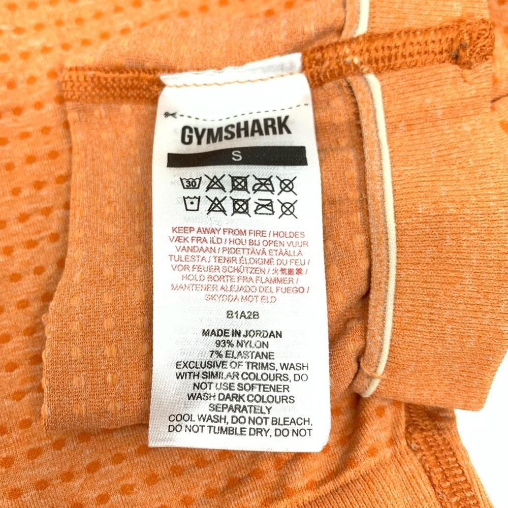 Gymshark Vital Seamless Marled Apricot Leggings Active Sport Pants Small - Picture 15 of 15
